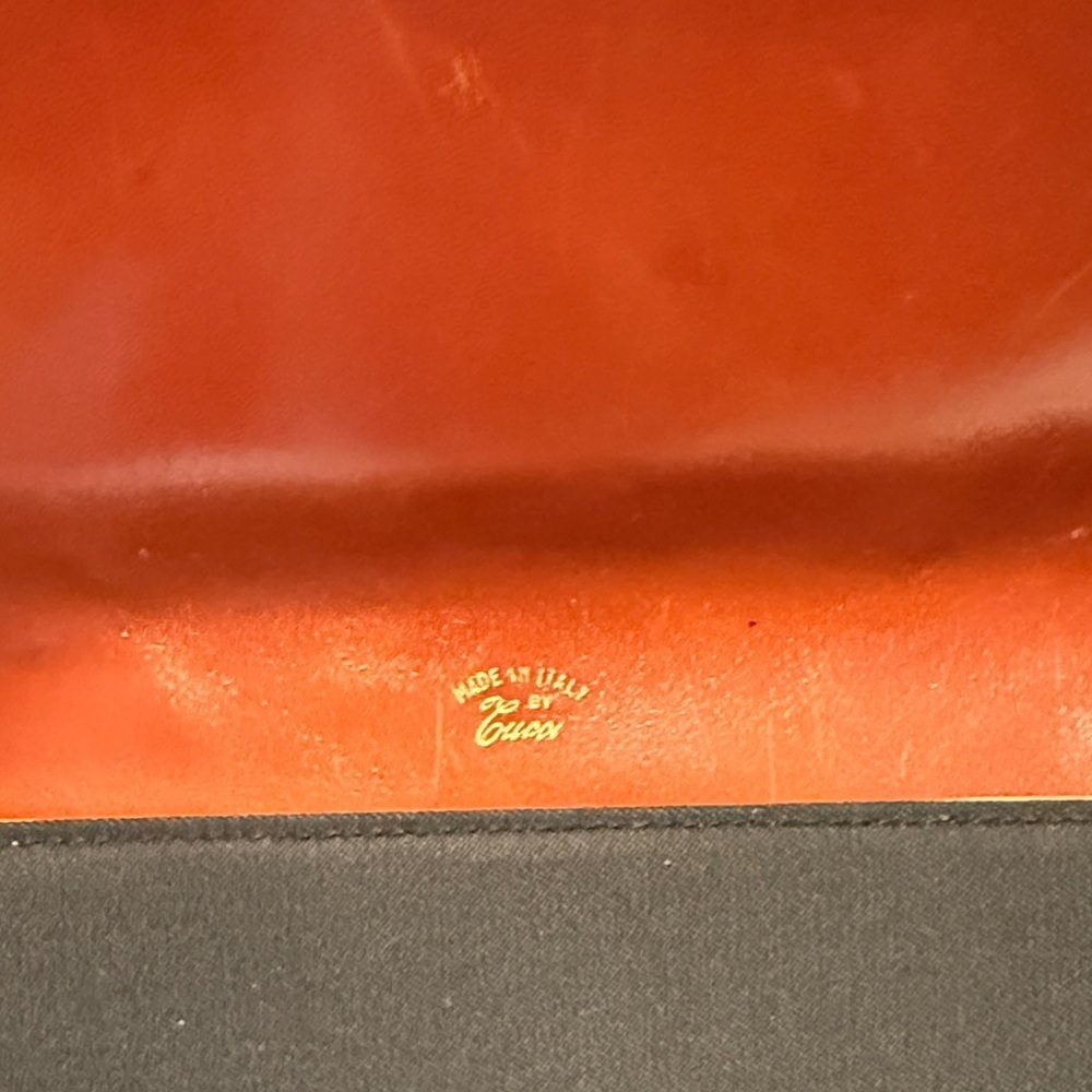 Gucci Vintage Rare Black and Tan Shoulder Bag - Picture 3 of 9